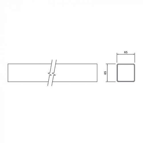Floplast RPS4 Square Pipe