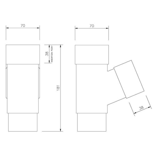 Floplast RYS1 Square 112.5 Branch 