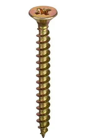 Box 200 Yellow Screws 5 x 45 10 x 1-3/4