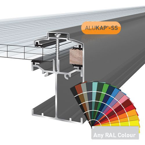 Alukap-SS Low Profile Gable Bar 4.8m