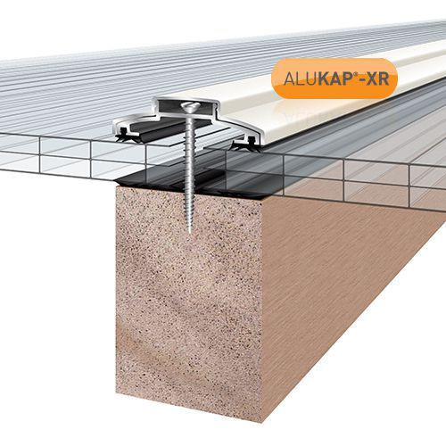 Alukap-XR 60mm Bar 3.0m  No RG WH Alu E/Cap