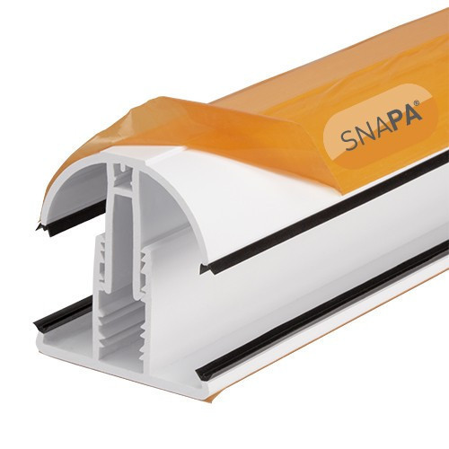 Snapa Lean-to Bar 10 16 25 32and35mm.Inc.Endcp 2.5m White