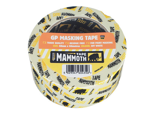 Everbuild Mammoth Retail Masking Tape 50mm x 50m