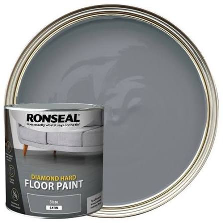 Ronseal Diamond Hard Floor Paint Satin Slate 