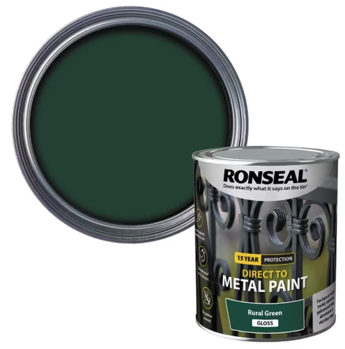 Ronseal Direct to Metal Paint Black Satin 2.5 litre