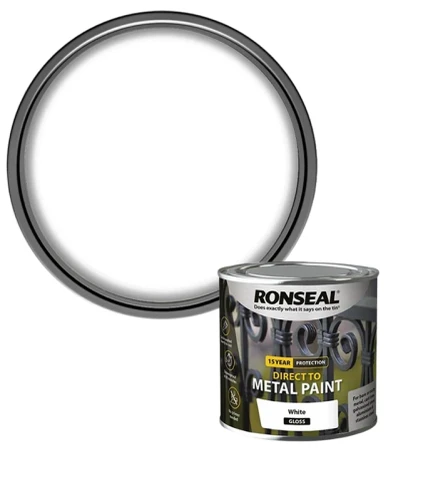 Ronseal Direct to Metal Paint White Gloss