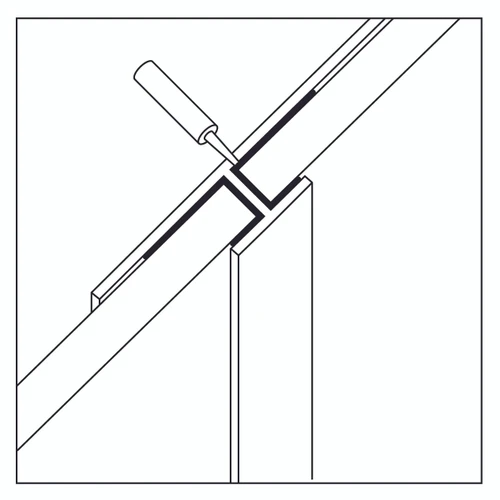 Showerwall Compact 3mm x 2450mm Continuous Run Trim