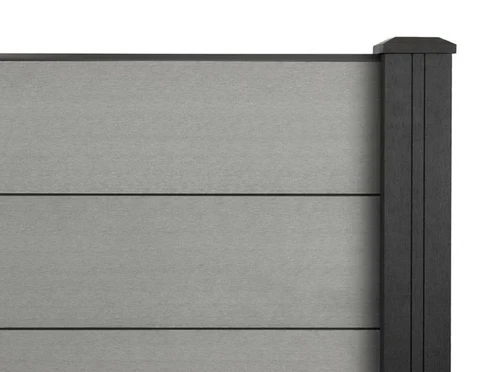 Composite Fencing STONE GREY 210mm x 3.6m