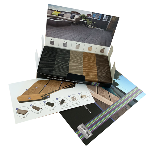 Free samples of Storm Triton Composite Decking