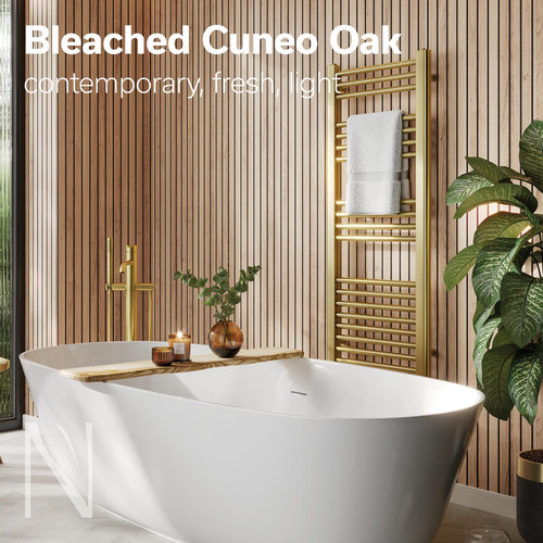 Multipanel Naturepanel Shower Board - Bleached Cuneo Oak