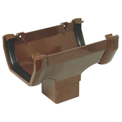 Floplast ROS1 Square Running Outlet Brown