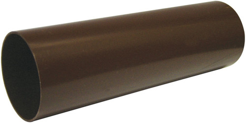 Floplast RP2.5 Round Pipe 2.5m Brown