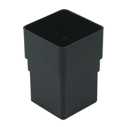 Floplast RSS1 Square Pipe Socket Black
