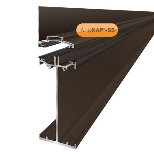 Alukap-SS High Span Wall Bar 6.0m Brown
