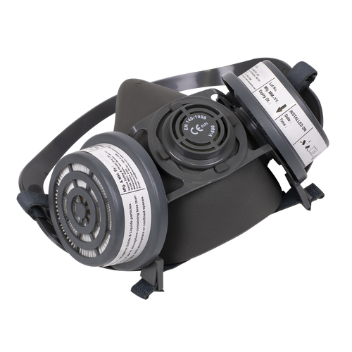 Sealey - Half Mask with P3R Filter Cartridges