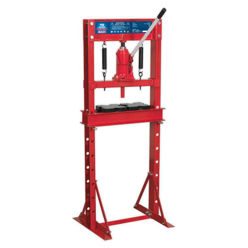 Sealey - Hydraulic Press 10tonne Economy Floor Type Sealey - Hydraulic Press 10tonne Economy Floor Type
