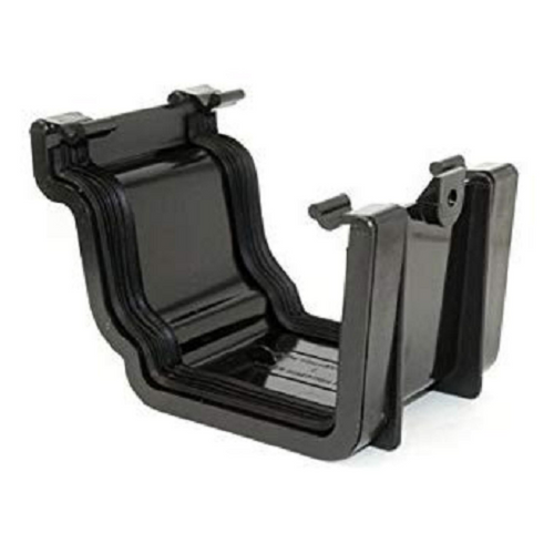 Eurocell Gutter Universal System Plus Ogee Union Bracket Black Eurocell Gutter Universal System Plus Ogee Union Bracket Black