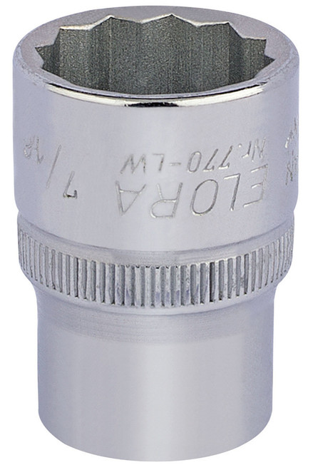 Draper - 7/16inch 1/2inch Sq. Dr. Elora Whitworth Bi-Hexagon Socket