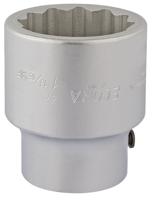 Draper - 46mm 1inch Sq. Dr. Elora Bi-Hexagon Socket