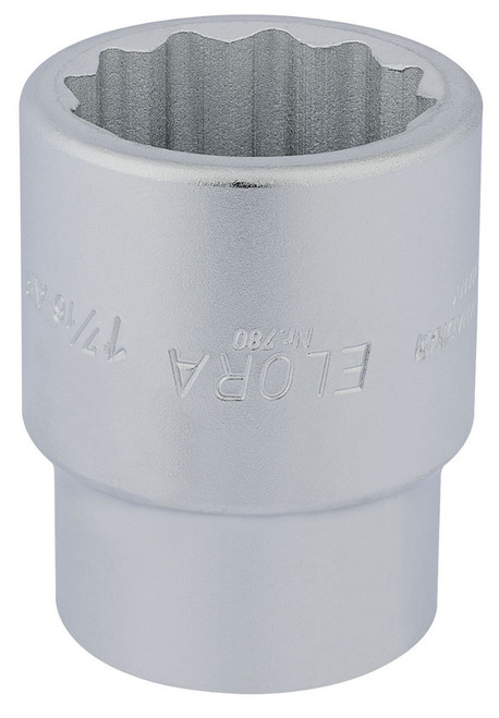 Draper - 1.7/16inch 1inch Sq. Dr. Elora Bi-Hexagon Socket