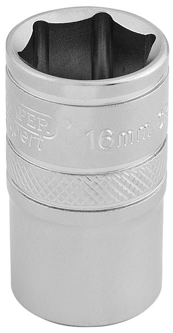 Draper - 1/2inch Sq. Dr. 6 Point Metric Socket (16mm)