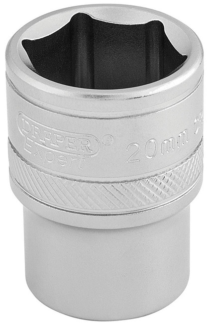 Draper - 1/2inch Sq. Dr. 6 Point Metric Socket (20mm)