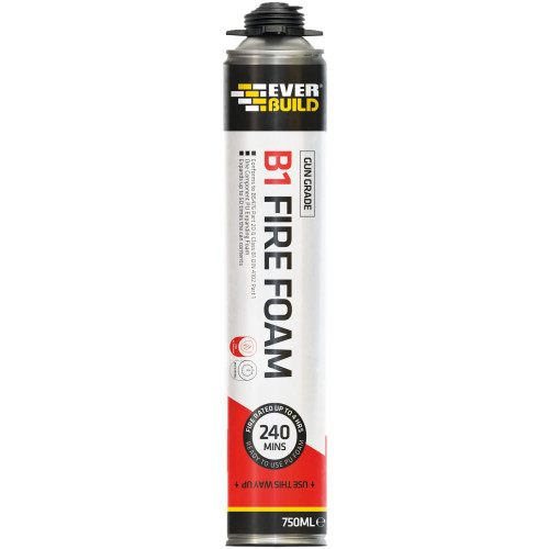 Everbuild Fire Foam B1 Gun Grade Aerosol 750ml