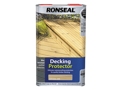 Ronseal Decking Protector Natural Oak 5 litre