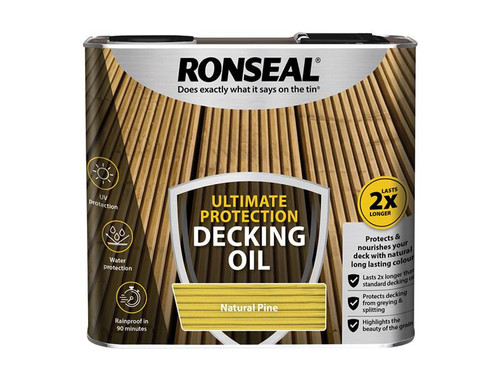 Ronseal Ultimate Protection Decking Oil Natural Pine 2.5 litre