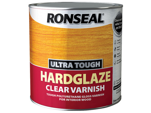 Ronseal Ultra Tough Hardglaze Internal Clear Gloss Varnish 750ml