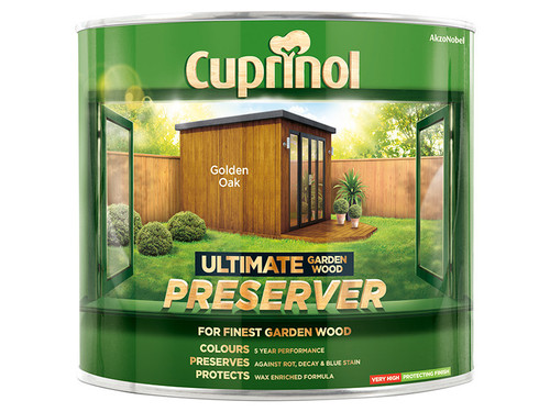Cuprinol Ultimate Garden Wood Preserver Golden Oak 1 litre Cuprinol Ultimate Garden Wood Preserver Golden Oak 1 litre