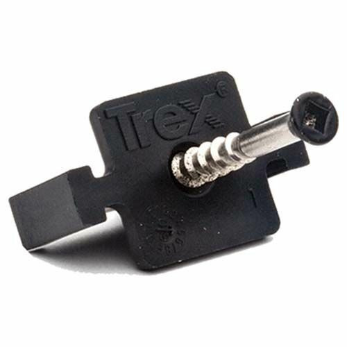 Trex universal clip for grooved deck board approximately covering 4.5m2