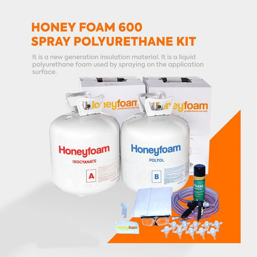 Honey Foam 600 Insulation Spray Foam Kit