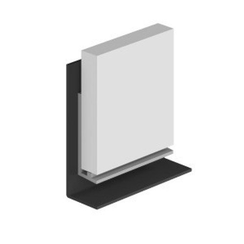 Multipanel Classic Base Profile Type X Satin Silver