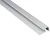 Fibo Rounded External Corner 2.4m - Aluminium