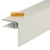 Alukap-XR 10mm End Stop Bar 3.6m White