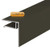 Alukap-XR 10mm End Stop Bar 4.8m Brown