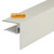 Alukap-XR 16mmEnd Stop Bar 4.8m White