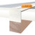 Alukap-XR 16mmEnd Stop Bar 4.8m White