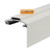 Alukap-XR 60mm Gable Bar 3.6m  No RG WH Alu E/Cap
