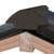 Alukap-XR Ridge Gable End Plate Brown