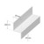 Eurocell Cladding Drip Trim Oak X 5m