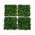 Artificial Green Wall Hedge with Mixed Leaf and Ivy Type Foliage Pack of 4