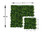 Artificial Green Wall Hedge with Mixed Leaf and Ivy Type Foliage Pack of 4