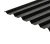 Black metal roofing sheet 