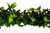 Artificial Willow Trellis Fence with Green Leaf Foliage and White Flowers 1m x 2m