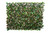 Artificial Willow Trellis Fence with Green Leaf Foliage and White Flowers 1m x 2m
