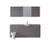 Connect G/G 2000mm Pack Basin WC 3 Cup Wall plus Tall Cupboard