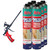 Thermcoat Thermal & Acoustic Insulation PU Spray Foam - 6 Pack with Gun