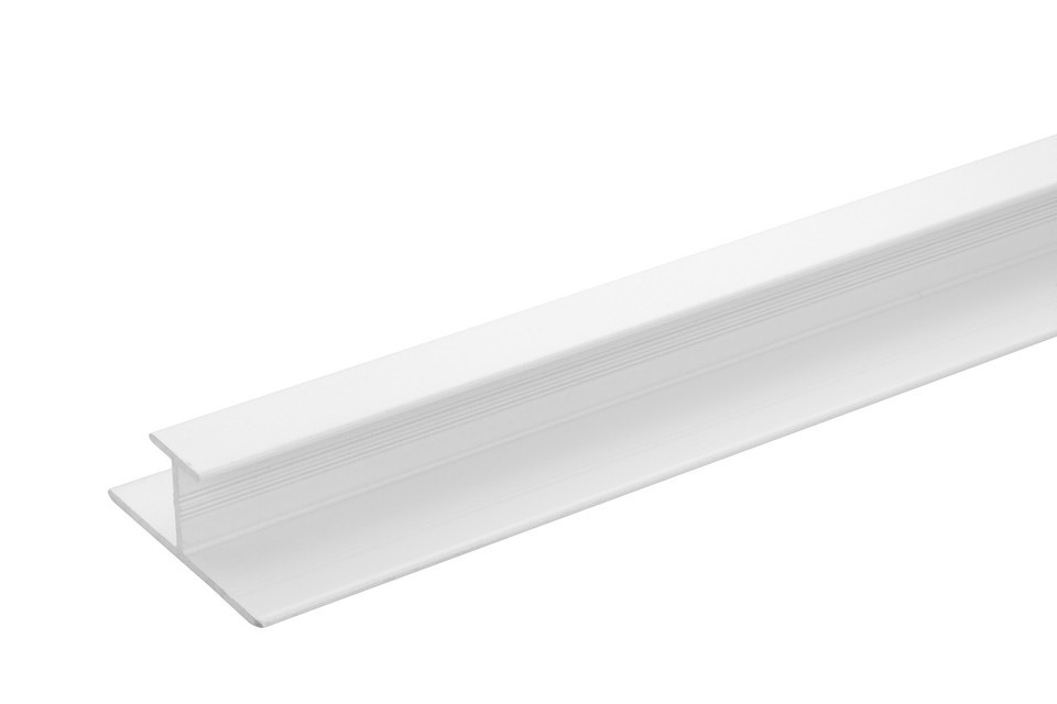 Showerwall Joining Strip (H Trim) – White Gloss